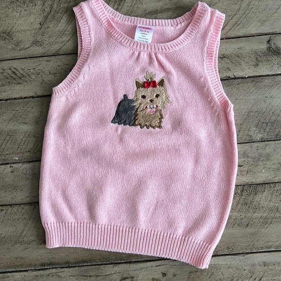 Gymboree Puppy School Vest and Denim Skirt - Picture 2 of 10